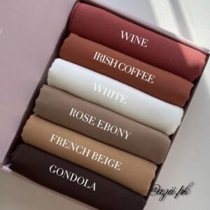 Pack of 6 Piece Georgette Hijab